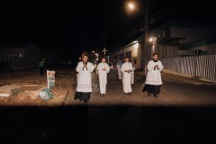 Procissão Luminosa, Missa Solene em honra a Nossa Senhora do Rosário e aniversário da Dedicação do templo da paróquia. 07/10/2024